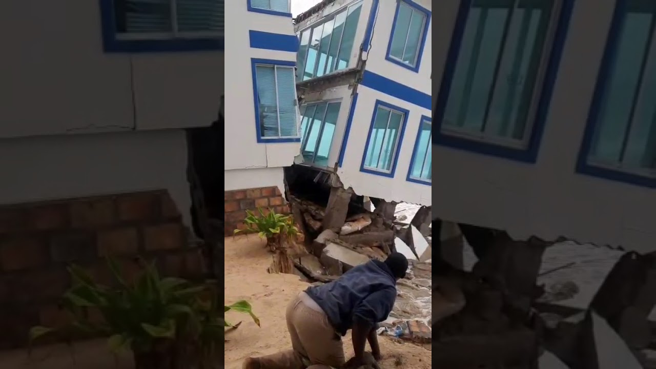 Alerta vermelho 🚨 numa das praias de Inhambane 🇲🇿