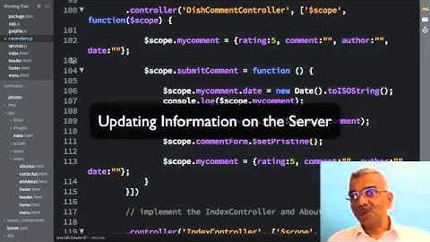 Week 4 08 Exercise Video Handling Errors in Client Server Communication using $resource