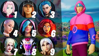 FORTNITE CHALLENGE PART #37 - GUESS THE SKIN BY THE BOY STYLE.