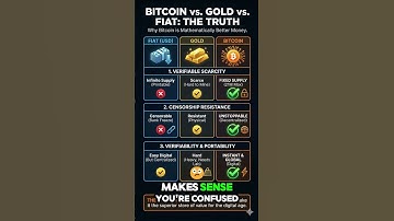 The Math Proves Bitcoin is Better Than Gold #bitcoin #crypto #shorts