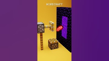 Minecraft Vs Real Life in the Nether 🔥🔥🔥 #blender3d #3danimation #3dart #minecraft