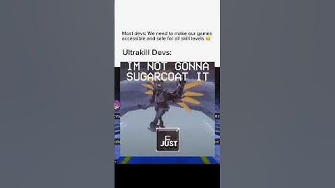 Signs of peak game developer #ultrakill #parry #gabriel #developer