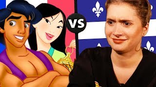 LES CHANSONS DISNEY FRANCE VS QUÉBEC !