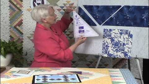 Diagonal Set Triangle Rulers - 4 of 4, Cutting Corner & Setting Triangles