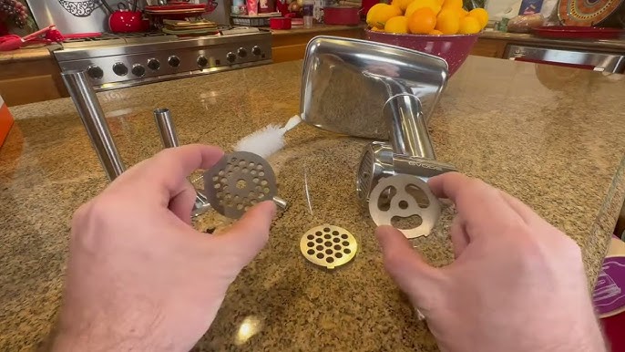  Meat Grinder & Slicer Shredder Attachments for KitchenAid Stand  Mixer, Meat Grinder with Sausage Stuffer Tubesand and Slicer shredder Set,  For KitchenAid Mixer Accessories: Home & Kitchen