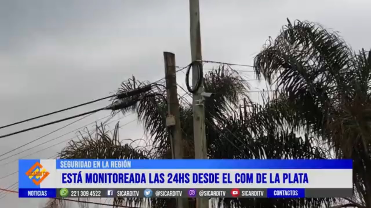 Instalan una nueva cámara de seguridad en la zona