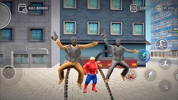 Superhero Crime Open World War Game Play Mobile 