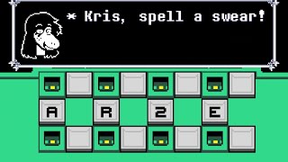 Can You SPELL a Swear Word in these Puzzles? [Deltarune chapter 2] screenshot 4