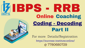 IBPS RRB REASONING - Coding -Decoding Part 2