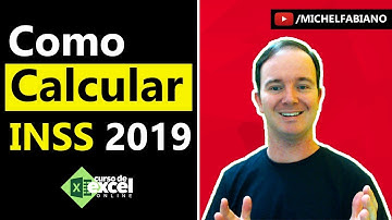 Como calcular INSS 2019 no Excel