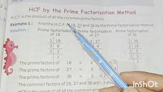 HCF of 18 27 36 by prime factorisation method| 18 27 36 ka HCF| hcf of 18 27 36 #primefactorization