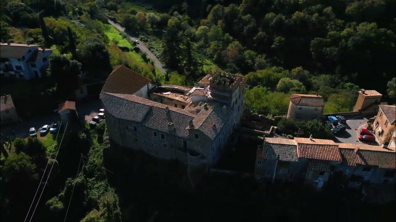 Castello Torlonia (Civitella Cesi) dal DJI MINI 3 PRO in 4K - YouTube