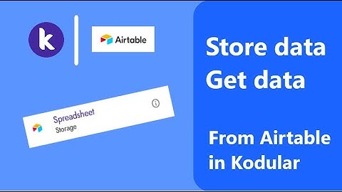 How To Use Airtable In Kodular | Store And Get Data From Spreadsheet