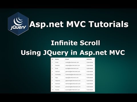 Infinite Scrolling Using JQuery Ajax in Asp.net MVC