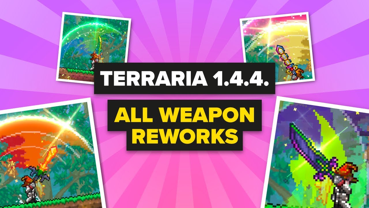 All NEW Melee Reworks in Terraria 1.4.4 Update 