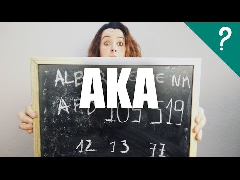 Qué significa A.K.A.