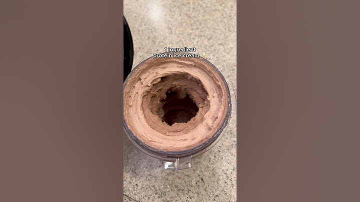 1 ingredient protein ice cream 🍦