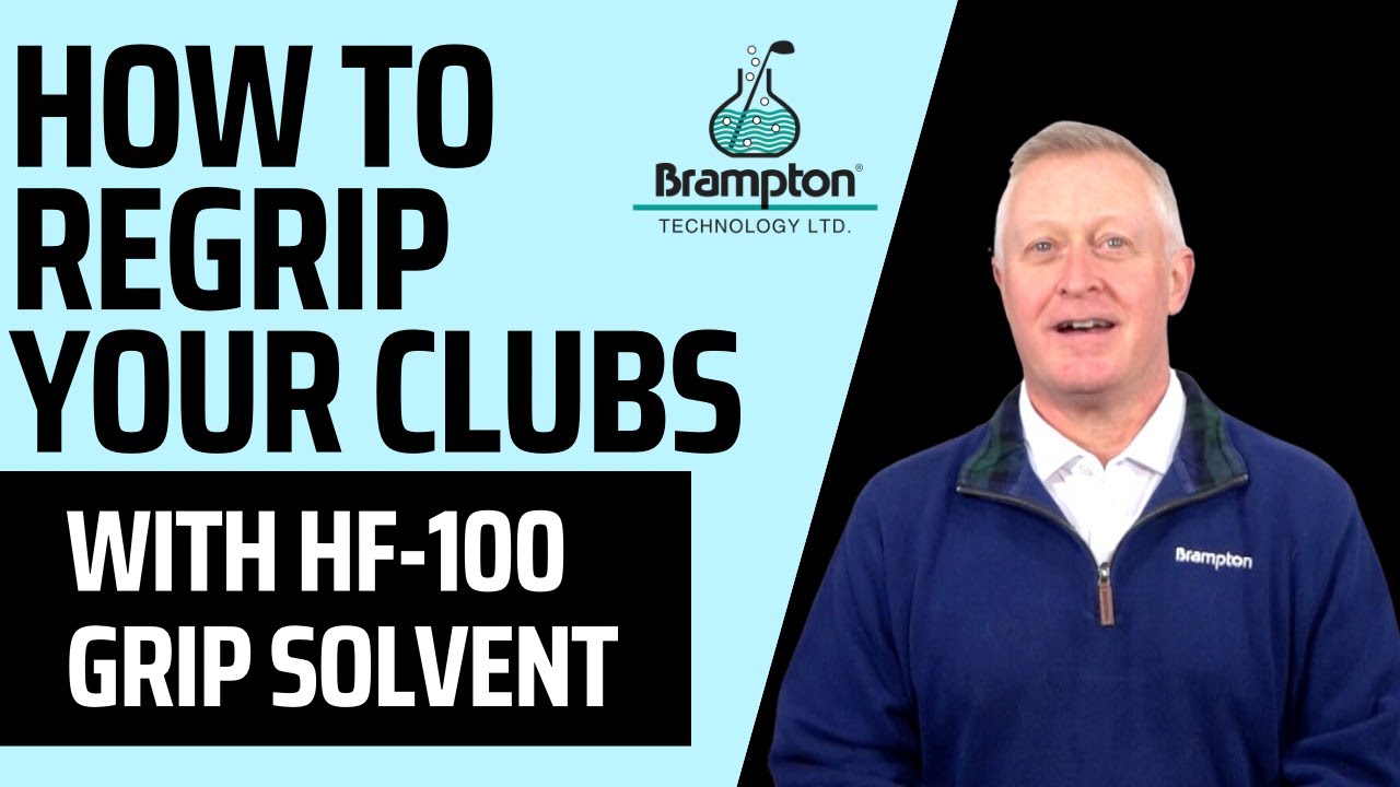 How To Regrip A Golf Club With Brampton HF 100 Grip Solvent YouTube How To Regrip A Golf Club With Brampton HF 100 Grip Solvent YouTube