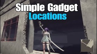 Simple Gadget Locations - Nier Automata