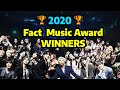 The Fact Music Awards Winners 2020 | BTS wins 3 times!!!