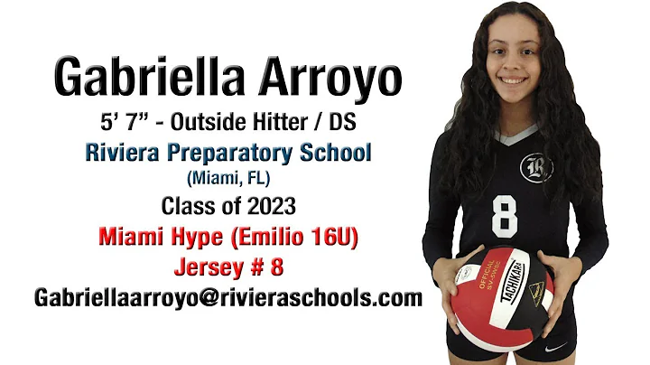 Gabriella Arroyo  Early 2020 Club Volleyball Highl...