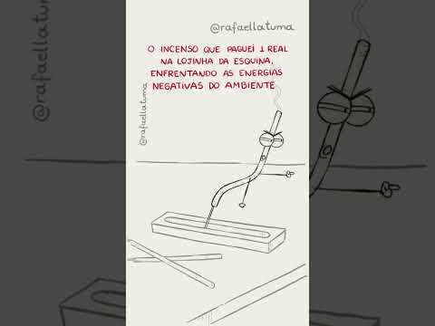 O incenso enfrentando