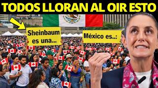 Download Lagu Claudia Sheinbaum Rompe a Llorar al Escuchar como Hablan de México en Canadá MP3