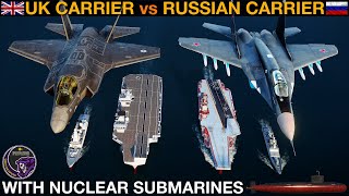 2025 UK Carrier Group vs 2025 Russian Carrier Group (Naval Battle 97) | DCS
