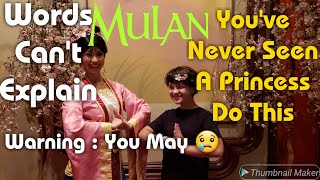 Mulan Meet and Greet at Epcot China Pavillion | A Girl's Wish Come True | Epcot Disney World 2018