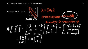 Nonsingular Matrices and Eigenvalues