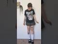 i miss my baby bangs 😩 #shorts #pinterestaesthetic #legwarmers #summerfashion #outfitideas #fashion