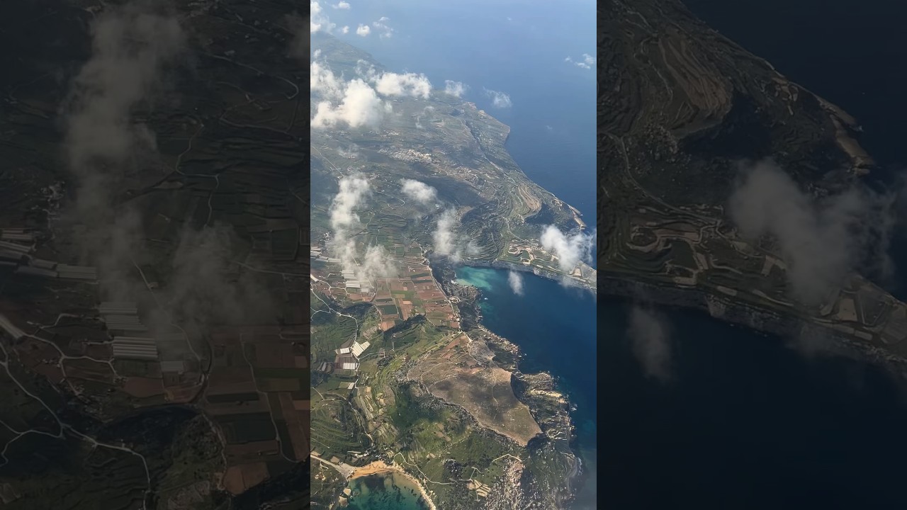 Stunning Malta from Above: Plane Filming on a Sunny Day