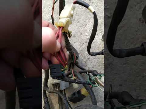 Проводка (коса) с коммутатором и замком зажигания на мопед Honda Dio af34/35 Япония