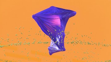 Cloth Dynamics C4D | 2021 3D Abstract Render | Stu Davies | Infinite Media New Zealand