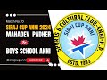 Match no 20 siraj cup 2024 boys school anni vs mahadev xi padher