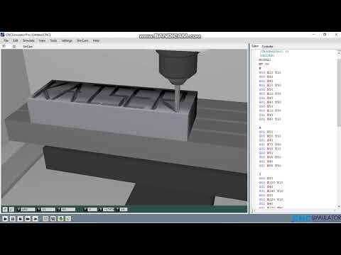 Creating my name plate using CNC simulator pro