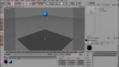tutorial about ou to make a ball bounce  cinema 4D