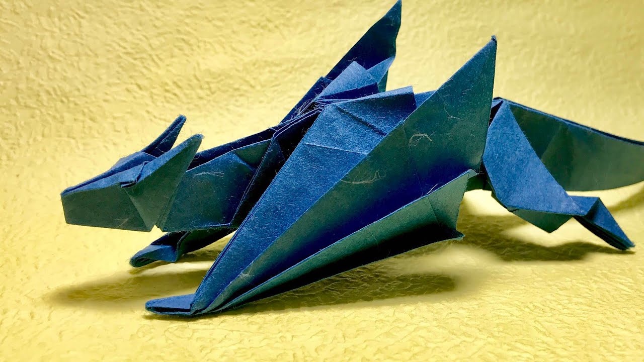 モンハン折り紙 ナルガクルガ さくb Monster Hunter Origami Narga Cuga By Sakusaku858 Youtube