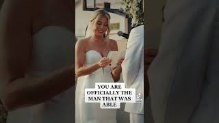 Emotional Christian Wedding Vows #shorts