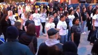 R.E.A.L. School Flash Mob Downtown Racine