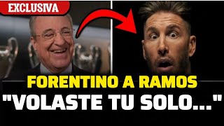 BRUTAL REACCIÓN DE FLORENTINO A SERGIO RAMOS 🚨👉 TRAS SU NUEVA CANCIÓN CIBELES