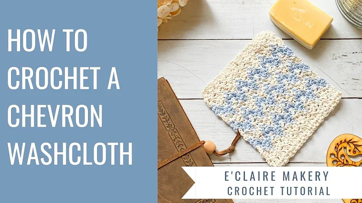 Learn how to create a Chevron Crochet Washcloth