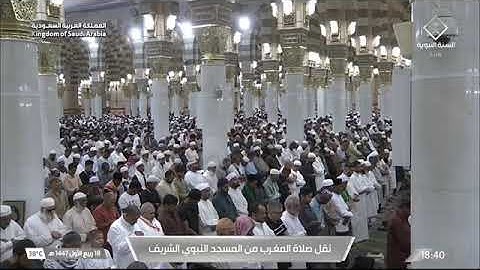 صلاة المغرب للشيخ د. #عبدالباري_الثبيتي الأربعاء 18 ربيع الأول 1447هـ‏ خواتيم سورة النحل 120-128