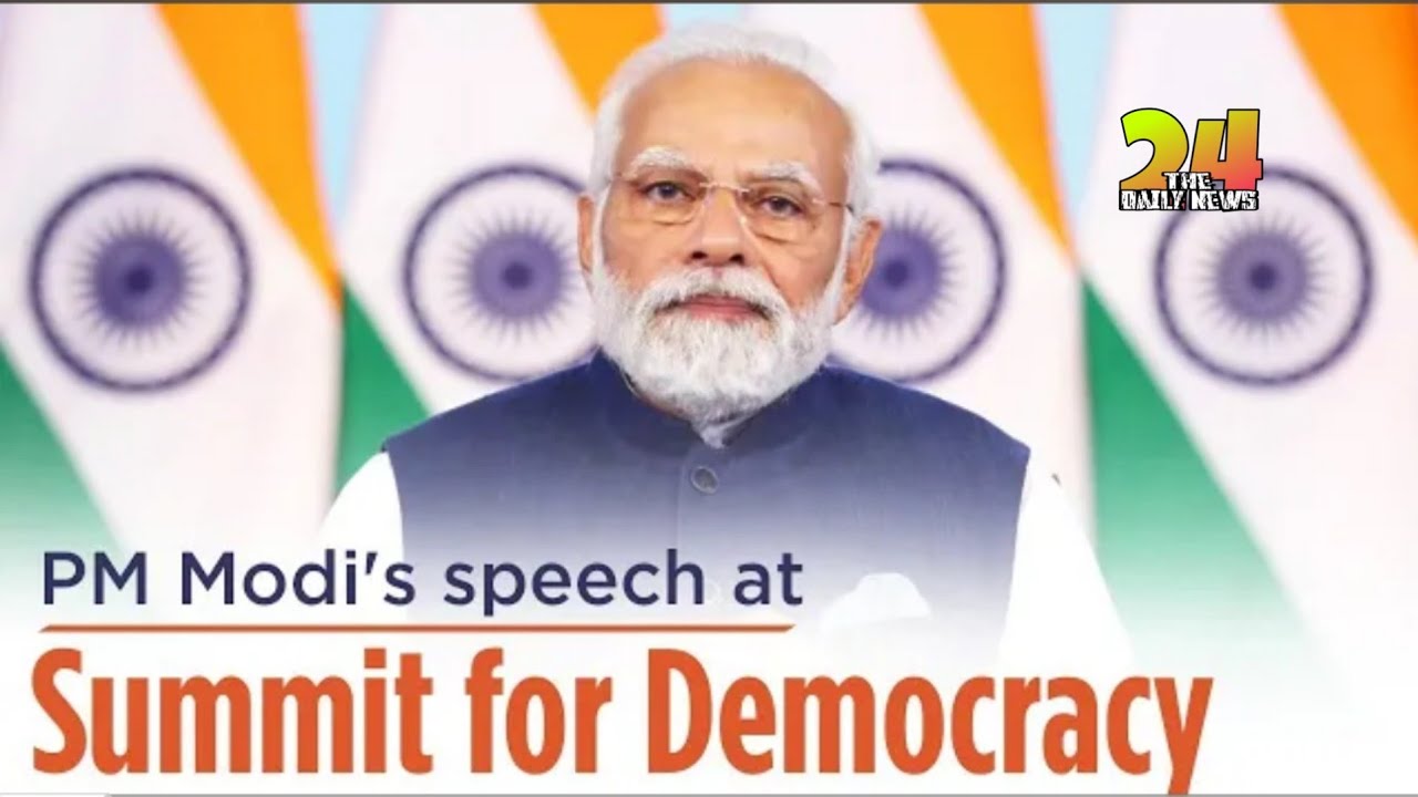 PM Modi speech at Summit for Democracy 