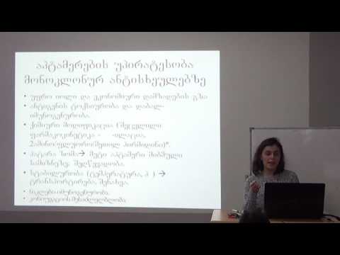 აპტამეტები - მონოკლონური ანტისხეულების შესაძლო კონკურენტები, თამარ გუბელაძე, 2015