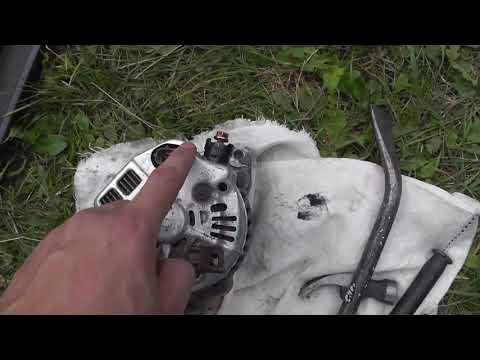 Как снять генератор хонда срв 2.4 Замена генератора и ГУР Honda CR-V RD1 - YouTube