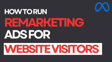 How to run remarketing ads on facebook for website visitors?