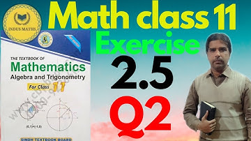 Exercise 2.5 reduced echelon form class 11 Q2 Matrices & Determination|| Sindh Board chapter 2.