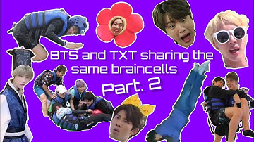 BTS and TXT are siMiLAr (in their crackhead behavior) Part.2