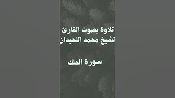 سورة الملك تلاوة خاشعة بصوت جميل #المصحف #القرآن_الكريم #الصلاة_على_النبي #سورةالملك #الصلاة